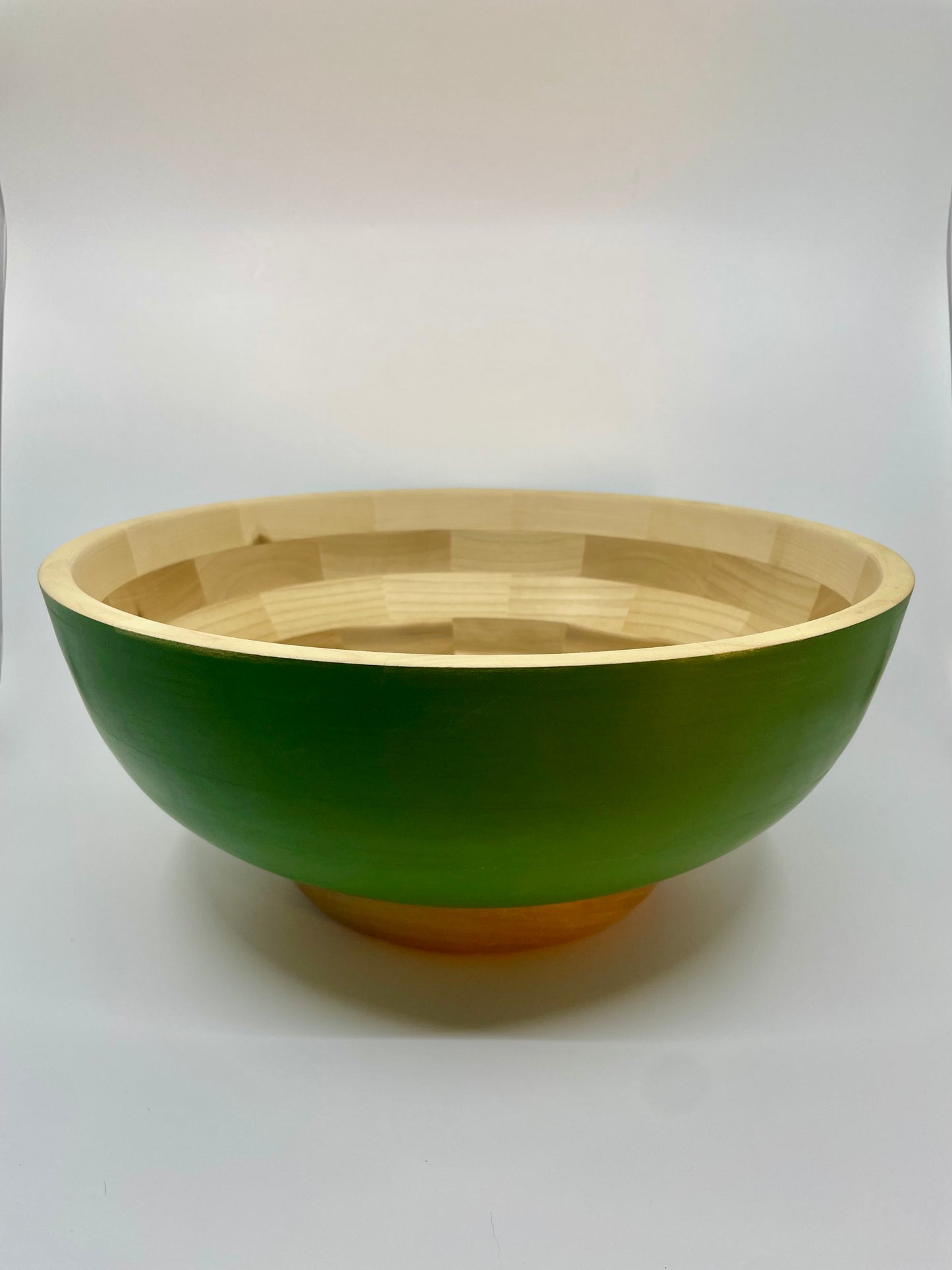 14” Tavern Green Poplar Bowl