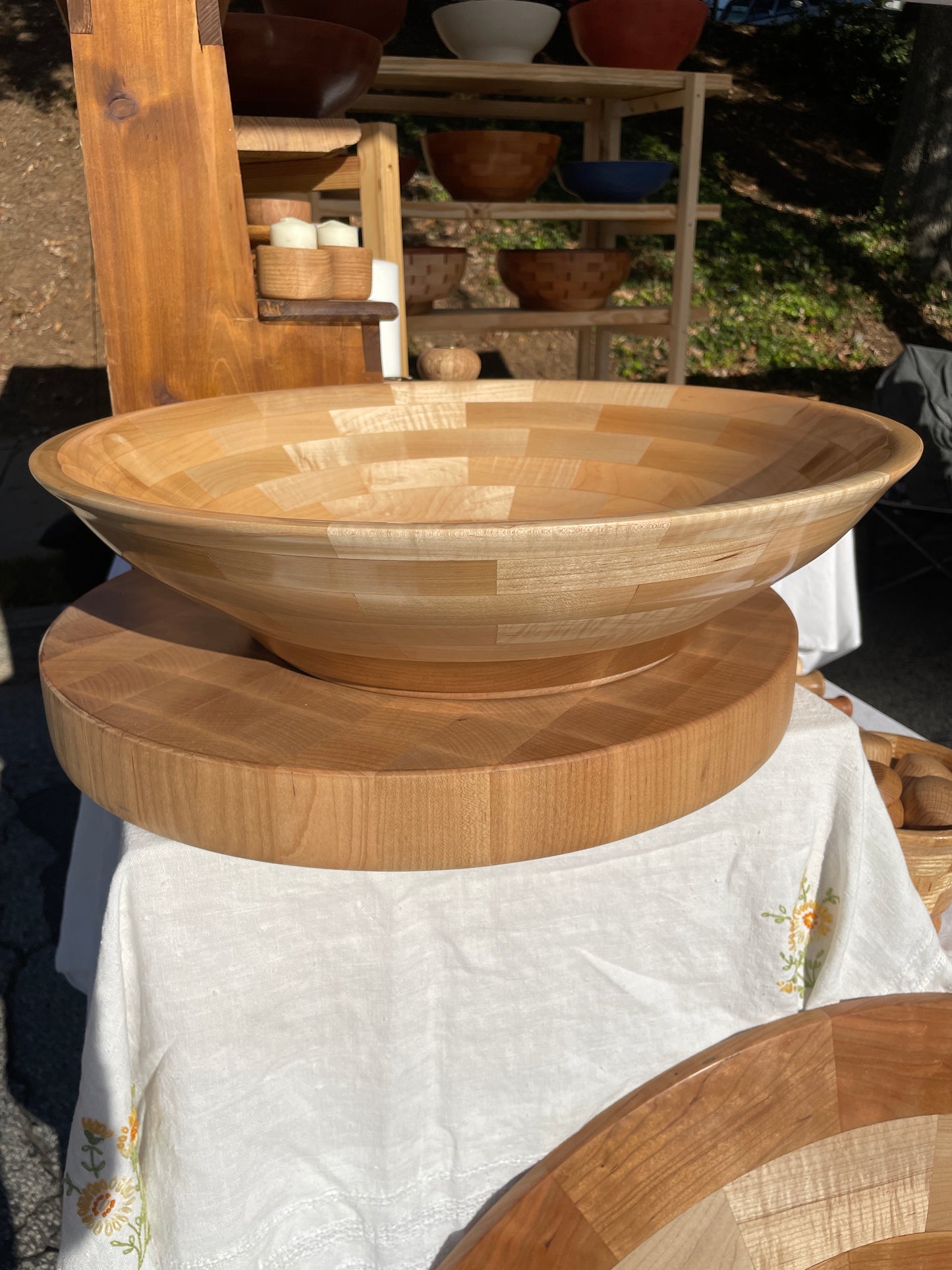 18” Maple Salad Bowl