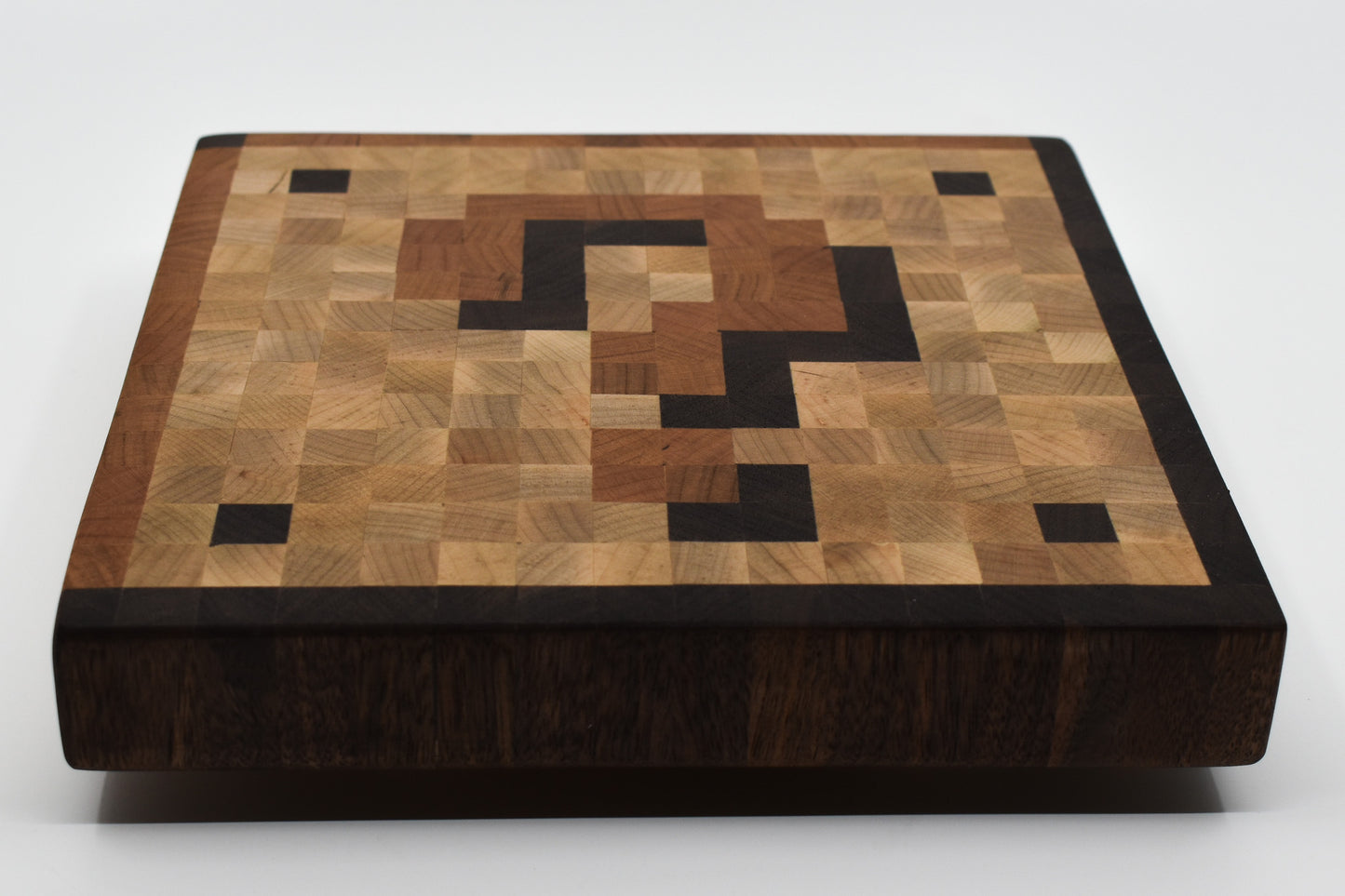 Mario Question Mark Block End Grain Cutting Board