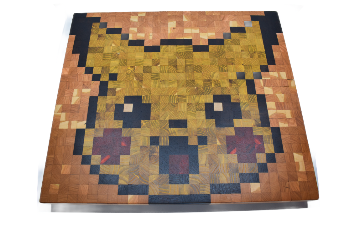 Pikachu End Grain Cutting Board
