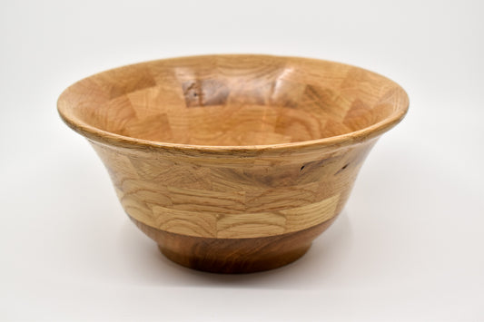 Red Oak Ogee Segmented Bowl