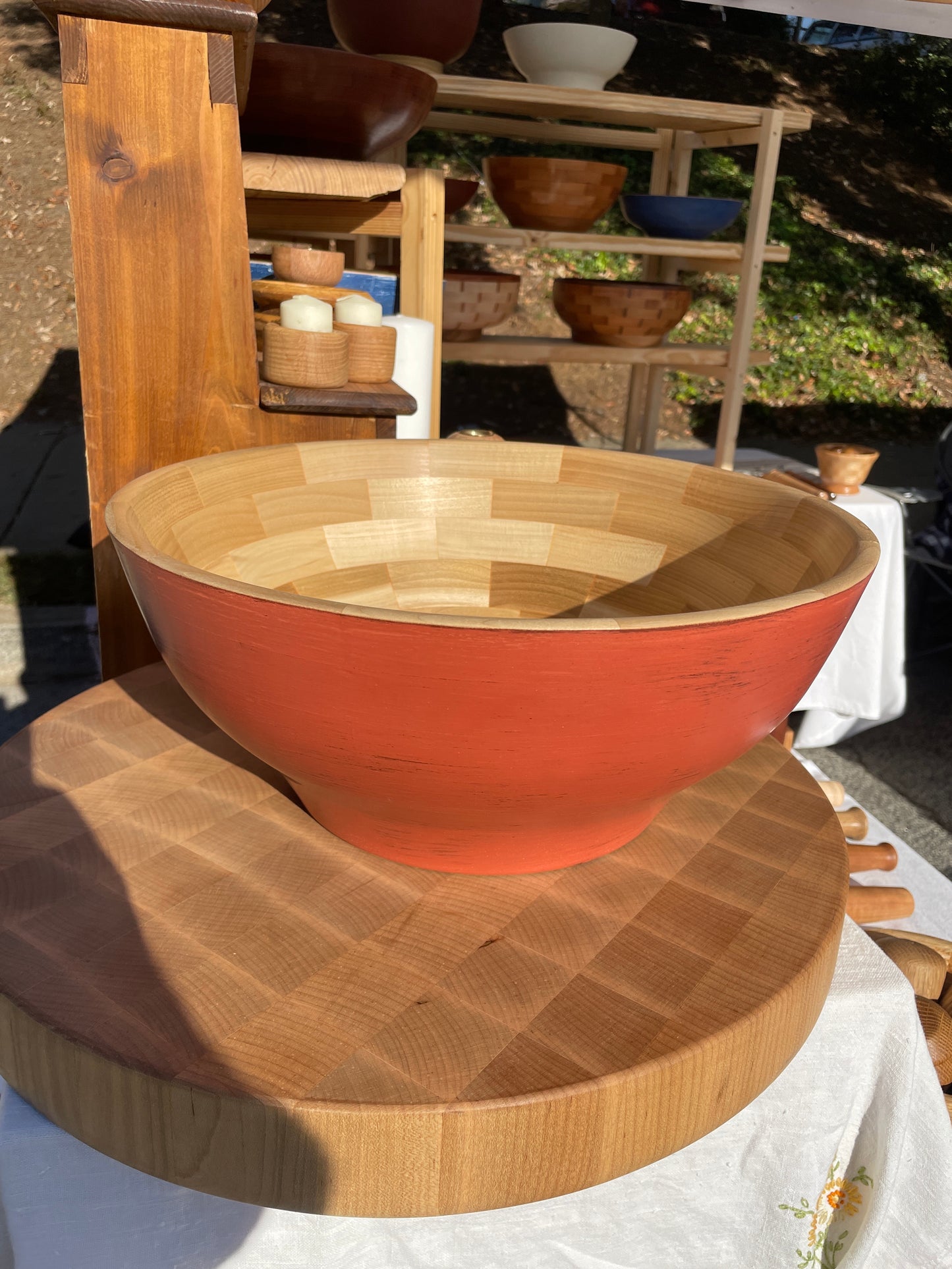 14” Strawberry Poplar Bowl