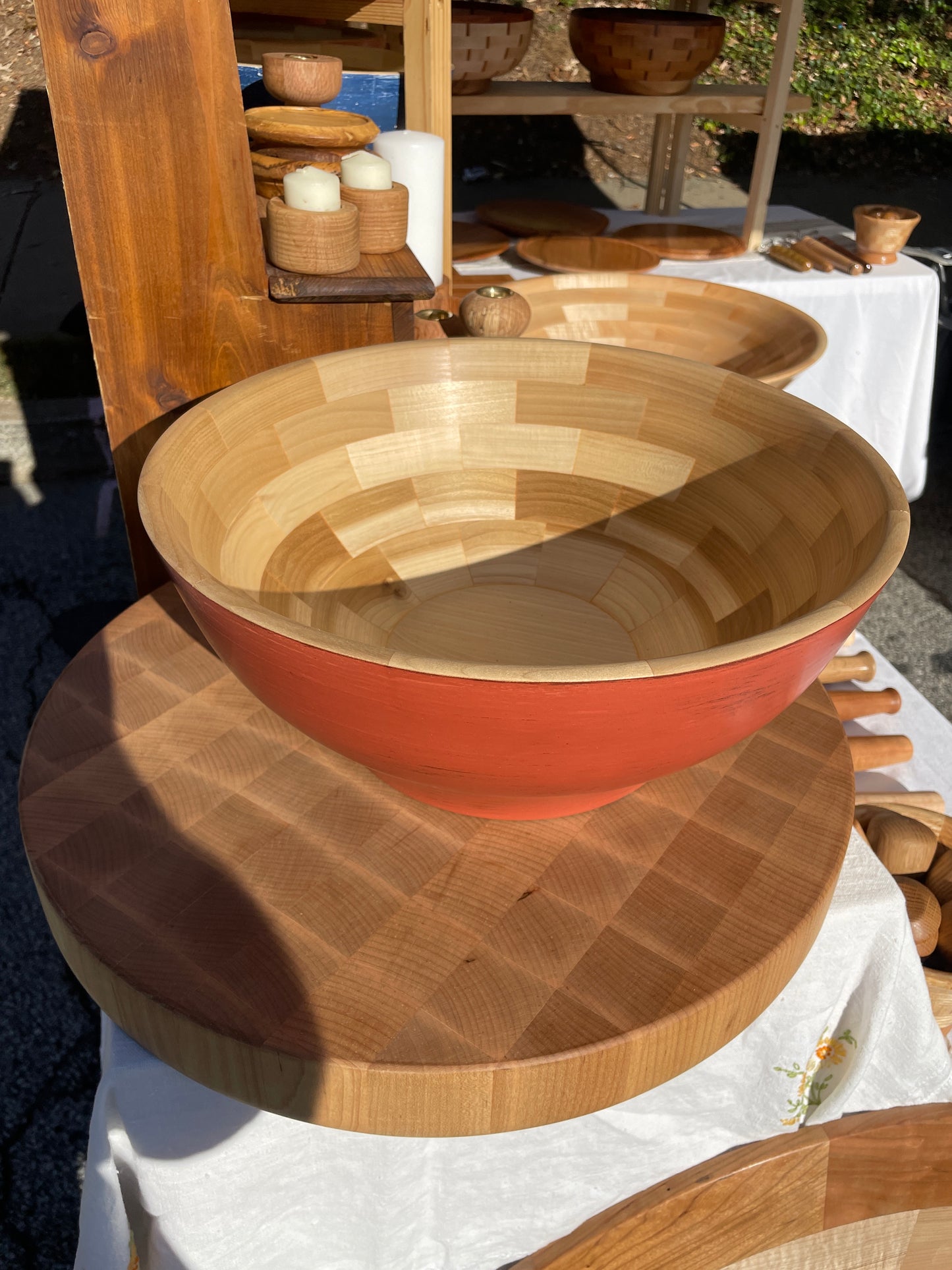 14” Strawberry Poplar Bowl