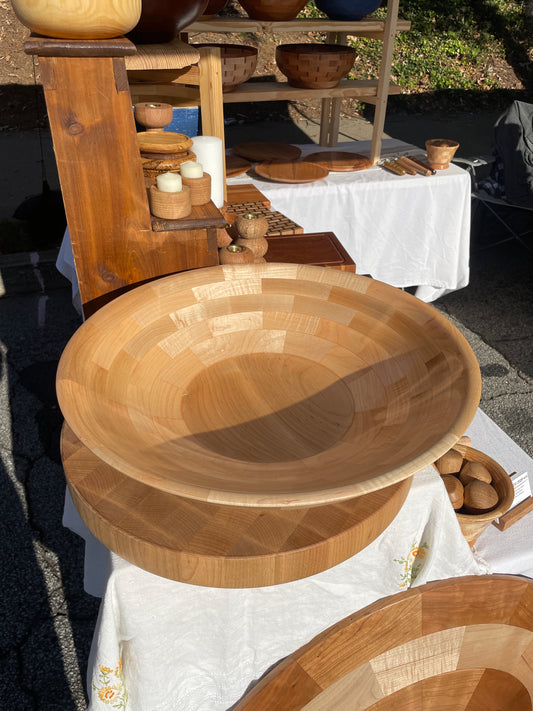 18” Maple Salad Bowl